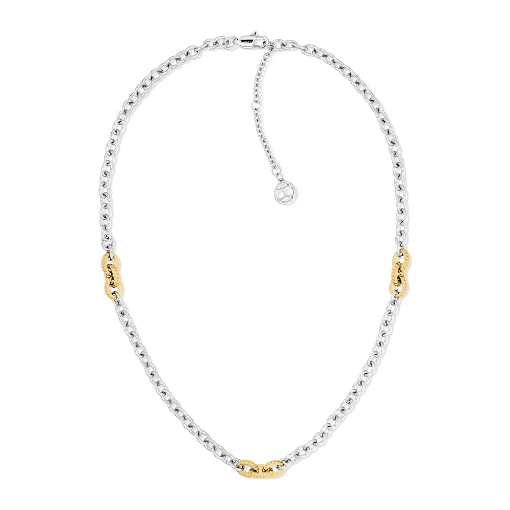 Tommy Hilfiger kaulakorut – Tommy Hilfiger Feminine Rope naisten kaulakoru kaksivärinen THJ2781059