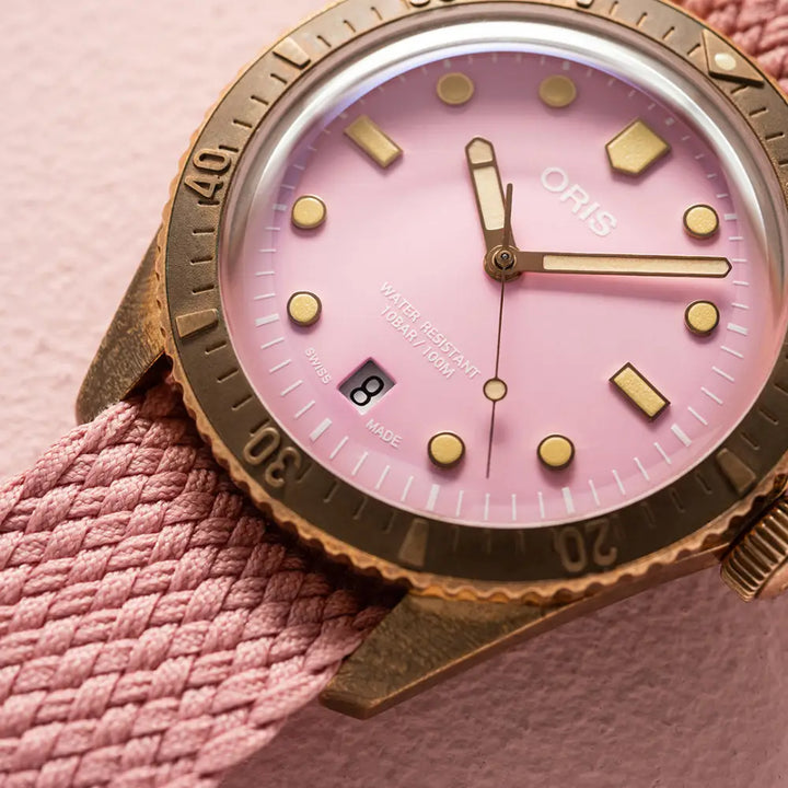 Oris Divers Sixty-Five Bronze Cotton Candy Pink 01 733 7771 3158-07 3 19 04BR Oris