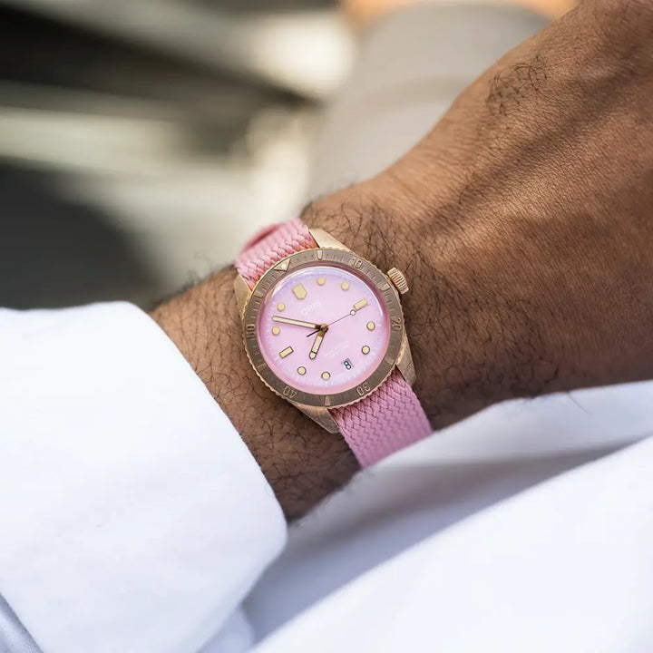 Oris Divers Sixty-Five Bronze Cotton Candy Pink 01 733 7771 3158-07 3 19 04BR Oris