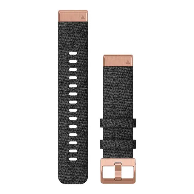 Garmin QuickFit 20 mm nailonranneke meleerattu musta 010-12874-00