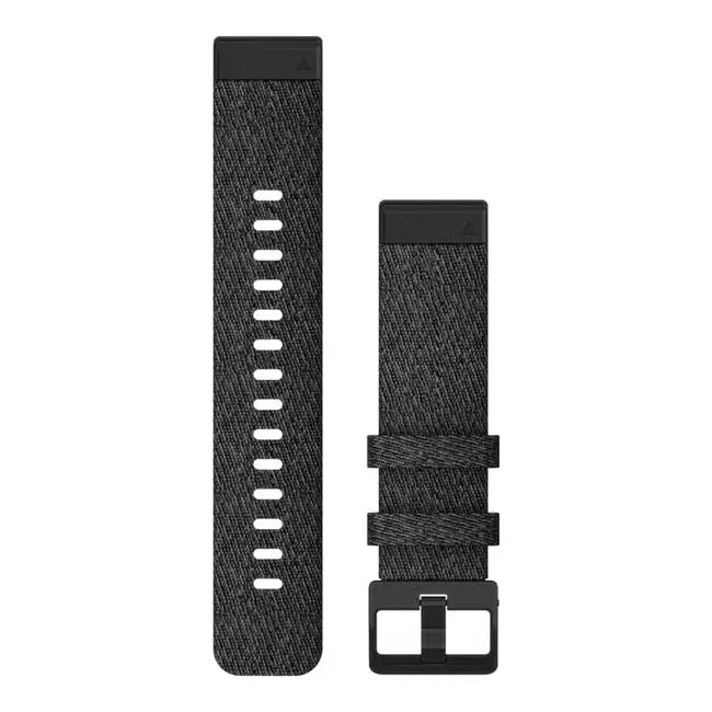 Garmin QuickFit 20 mm nailonranneke meleerattu musta 010-12875-00