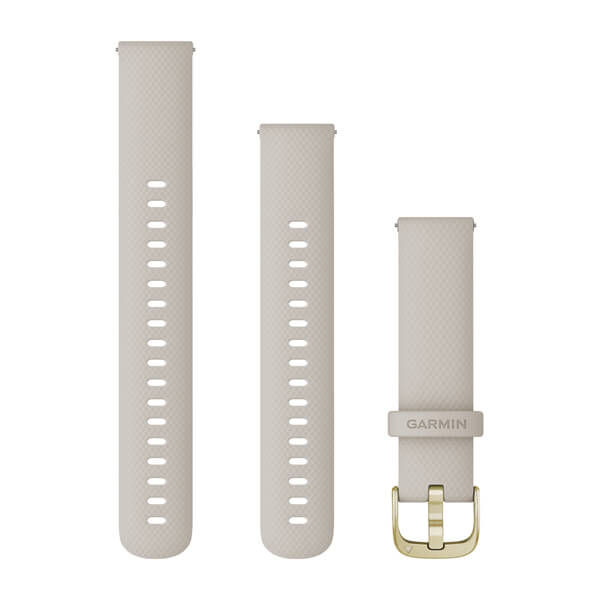 Garmin Quick Release 18mm silikoniranneke vaalea hiekka 010-12932-0D