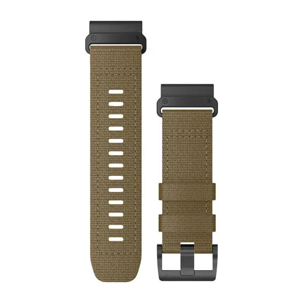Garmin QuickFit 26mm nailonranneke vaalean ruskea 010-13010-11
