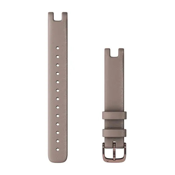 Garmin Lily 14mm nahkaranneke harmaanlila 010-13068-A0
