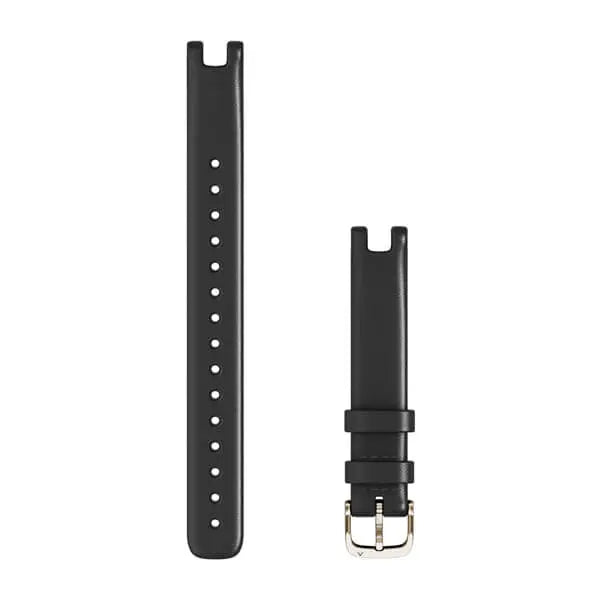 Garmin Lily 14mm nahkaranneke musta 010-13068-A5 Garmin
