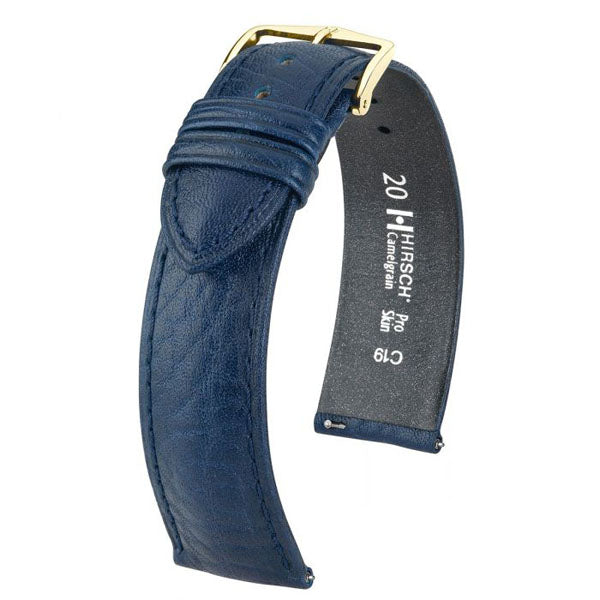 Hirsch Camelgrain Nahkaranneke sininen M 