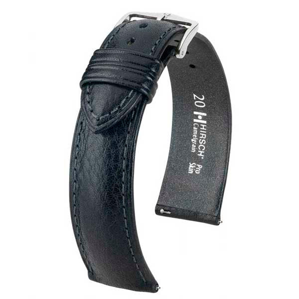 Hirsch Camelgrain Nahkaranneke musta XL 