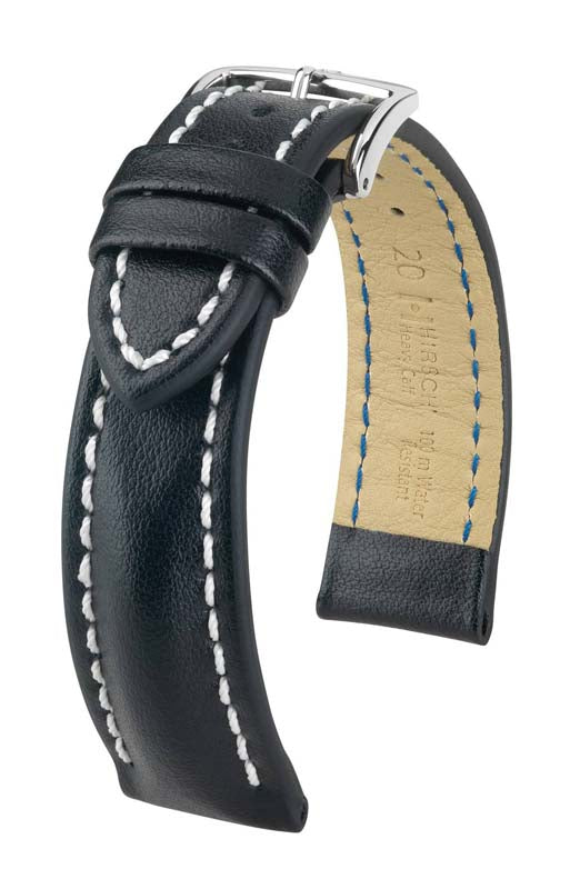 Hirsch Heavy Calf nahkaranneke musta L
