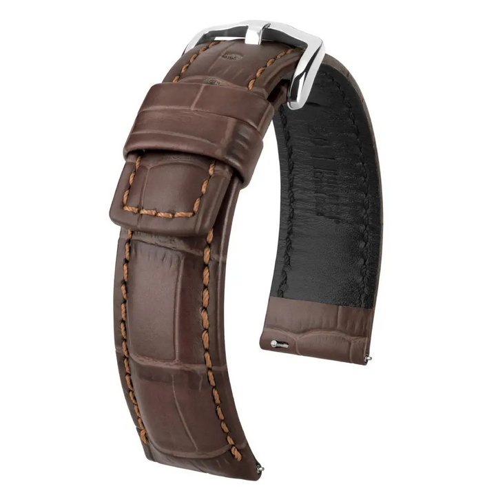 Hirsch Grand Duke nahkaranneke ruskea L Hirsch