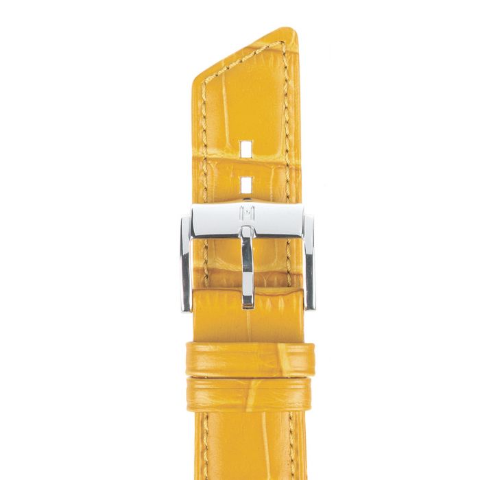 Hirsch Princess nahkaranneke keltainen M 20 mm