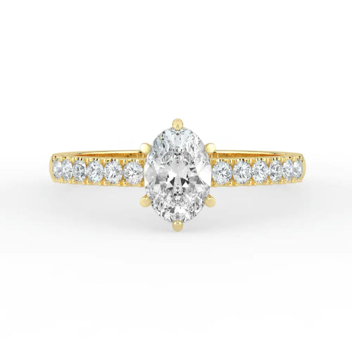 Kohinoor Theia laboratoriotimanttisormus timantti lähikuva