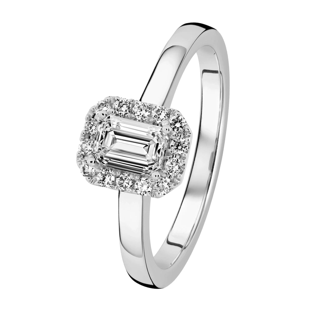 Kohinoor Valerie 0,64 ct laboratoriotimanttisormus valkokulta 033L-262V-64