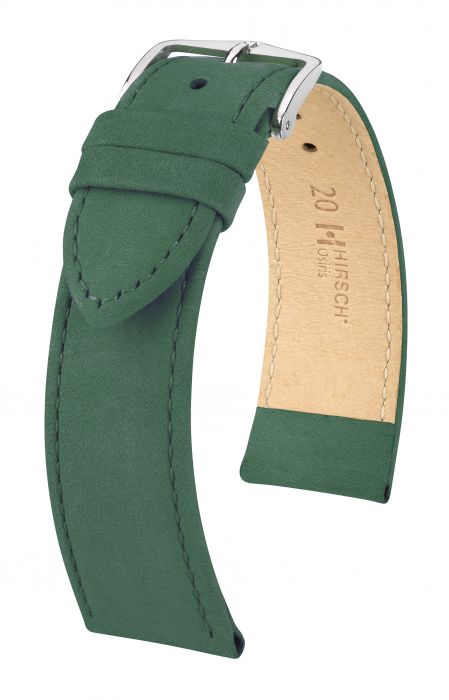 Hirsch Osiris nahkaranneke vihreä M 