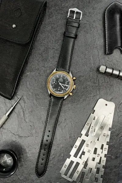 Hirsch Osiris nahkaranneke musta M
