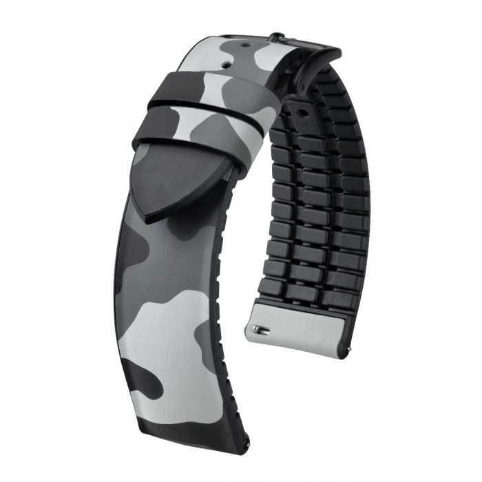 Hirsch John kellonranneke harmaa/musta L 20 mm