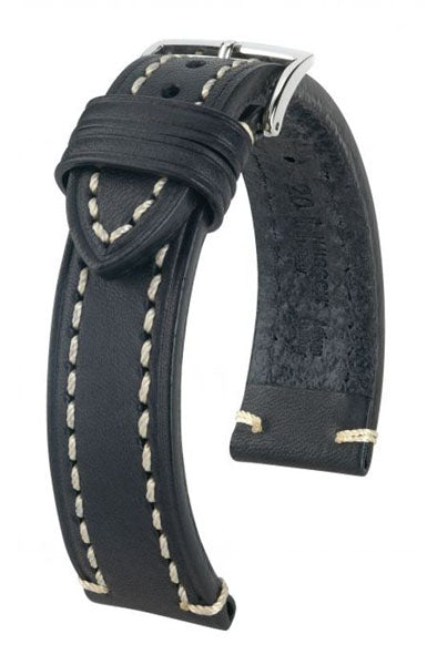 Hirsch Liberty nahkaranneke musta L