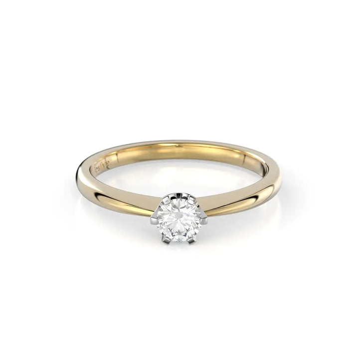 Festive Classic Timanttisormus 0,20 ct Keltakulta