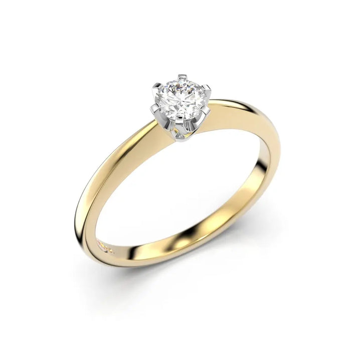 Festive Classic Timanttisormus 0,20 ct Keltakulta