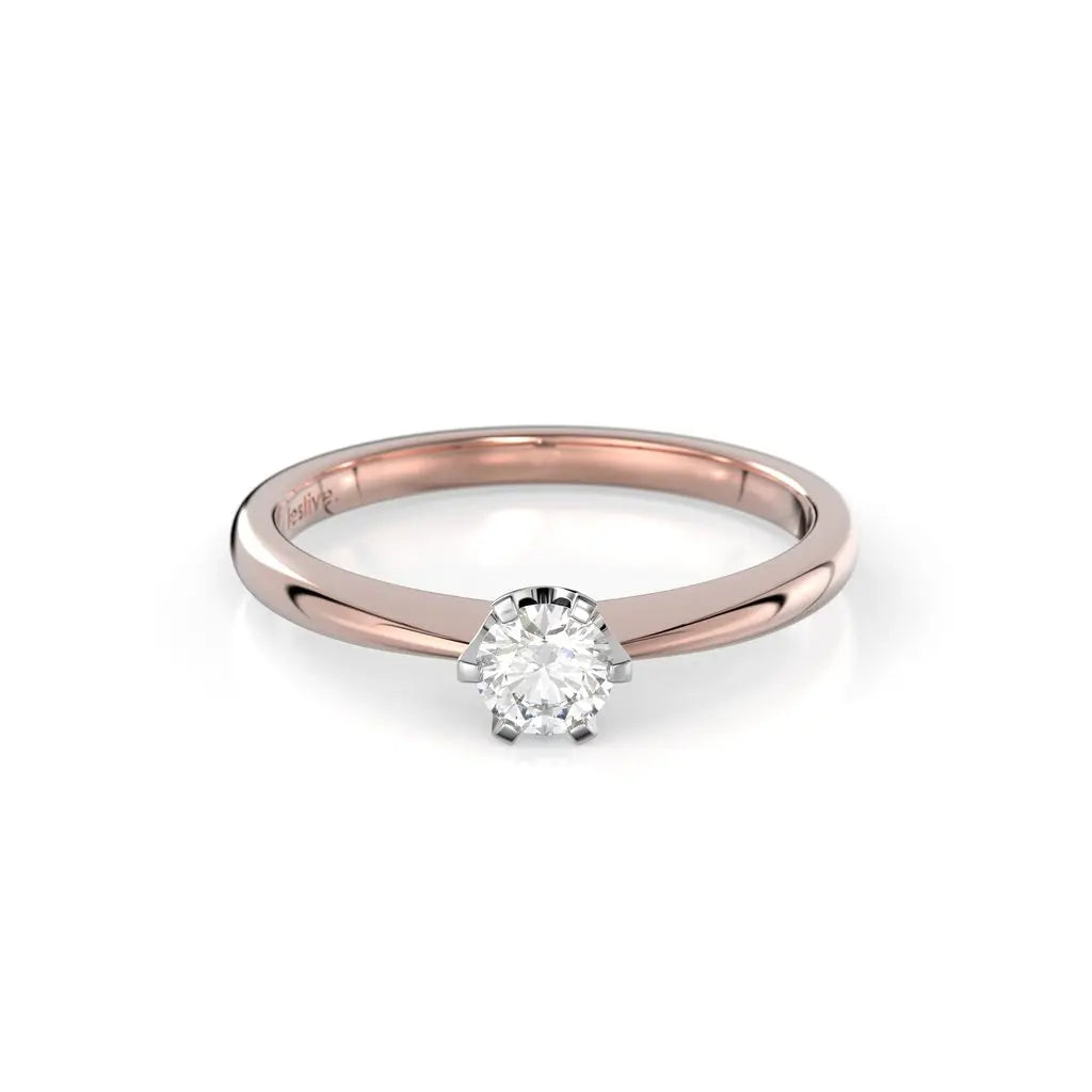 Festive Classic Timanttisormus 0,20 ct Punakulta