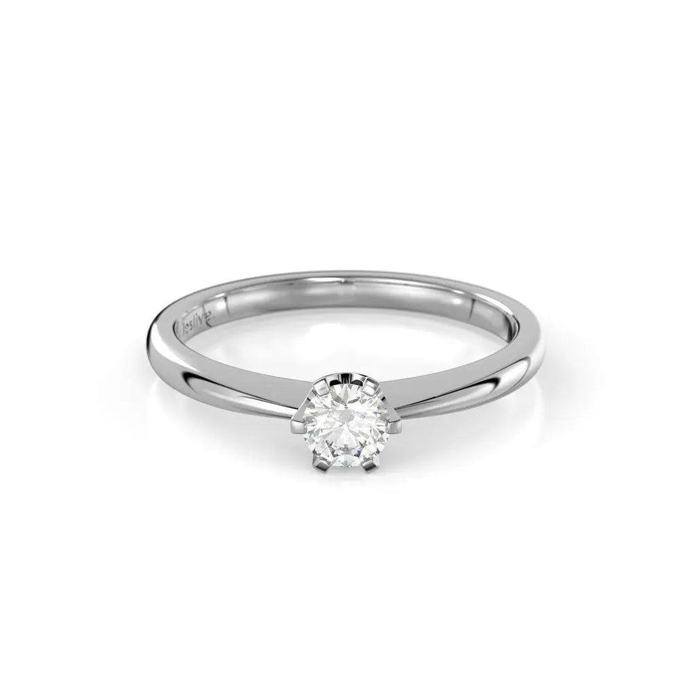 Festive Classic Timanttisormus 0,20 ct Valkokulta
