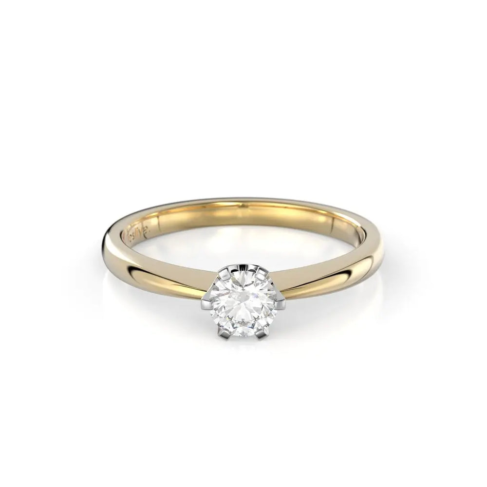 Festive Classic Timanttisormus 0,30 ct Keltakulta 14K