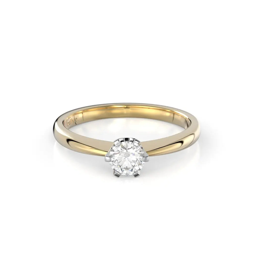 Festive Classic Timanttisormus 0,30 ct Keltakulta 14K