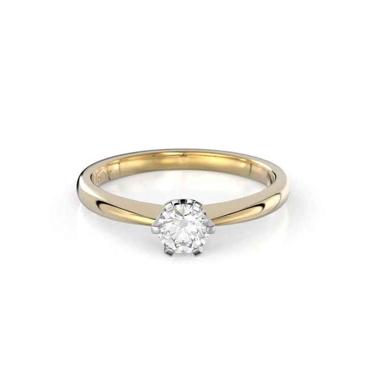 Festive Classic Timanttisormus 0,30 ct Keltakulta 14K