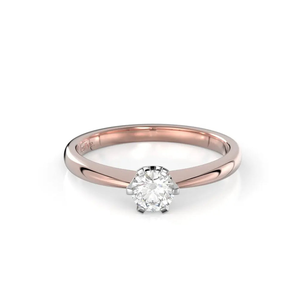 Festive Classic Timanttisormus 0,30 ct Punakulta