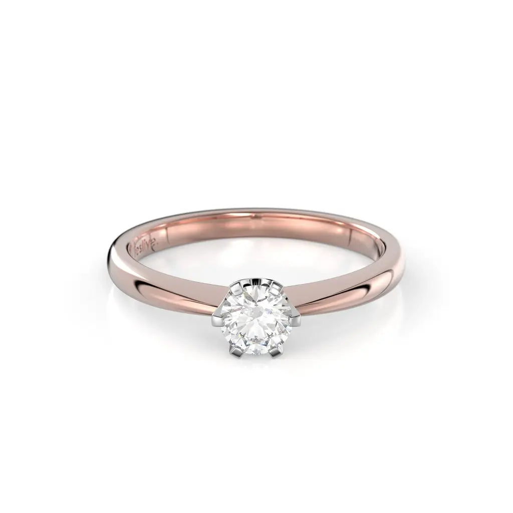 Festive Classic Timanttisormus 0,30 ct Punakulta