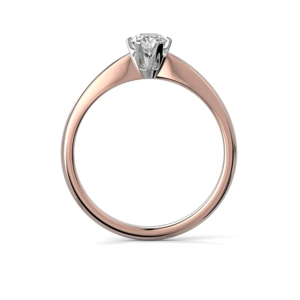 Festive Classic Timanttisormus 0,30 ct Punakulta