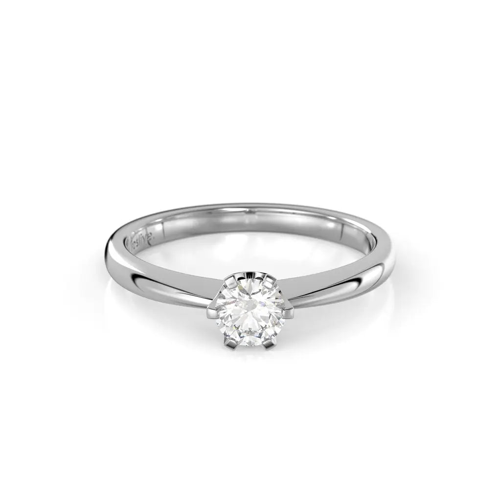 Festive Classic Timanttisormus 0,30 ct Valkokulta
