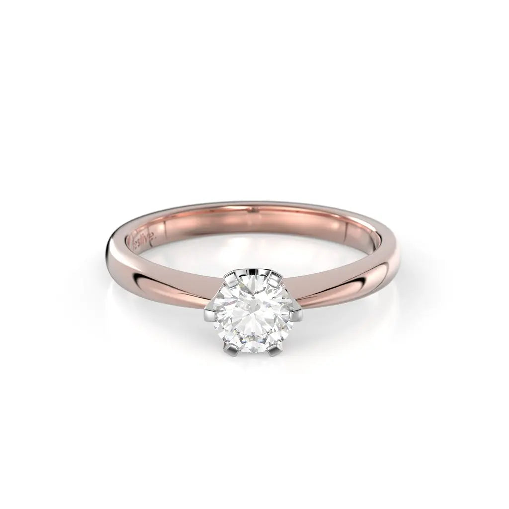 Festive Classic Timanttisormus 0,40 ct Punakulta