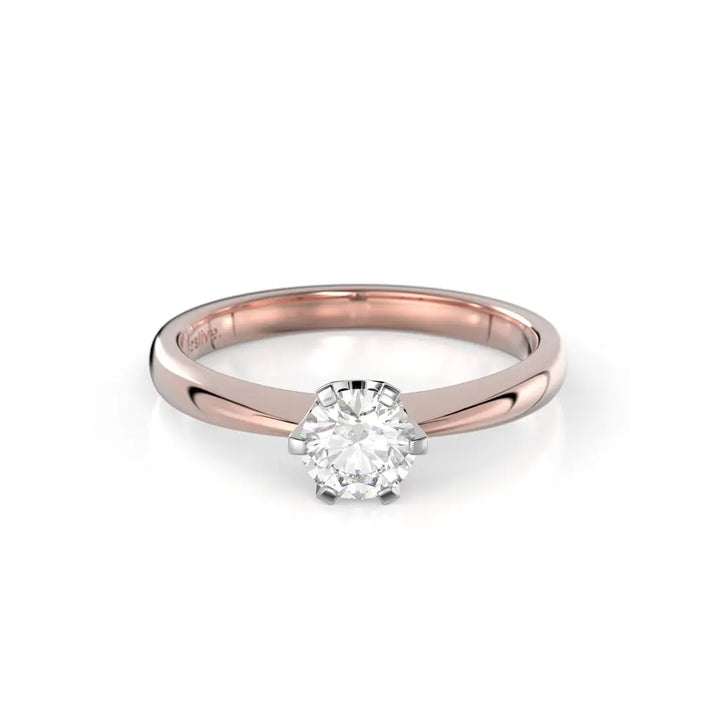 Festive Classic Timanttisormus 0,40 ct Punakulta