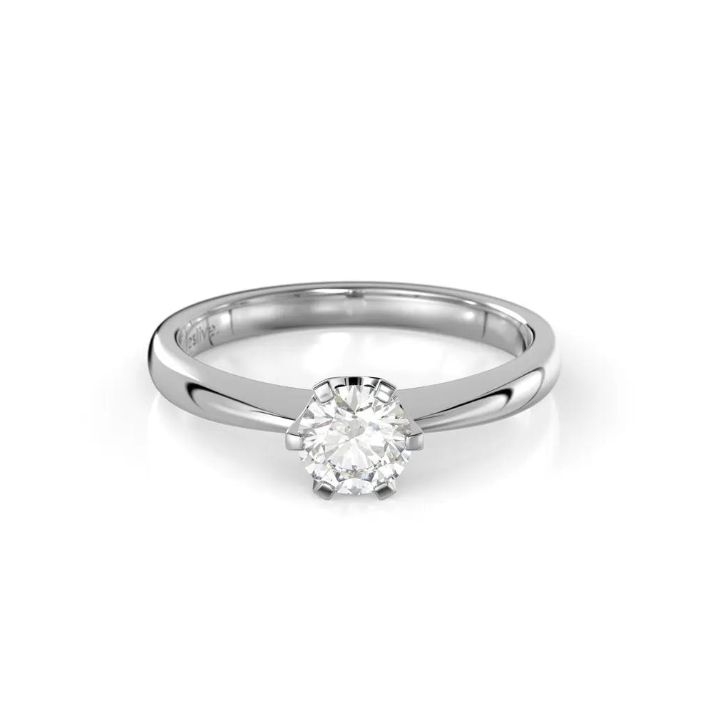 Festive Classic Timanttisormus 0,40 ct Valkokulta