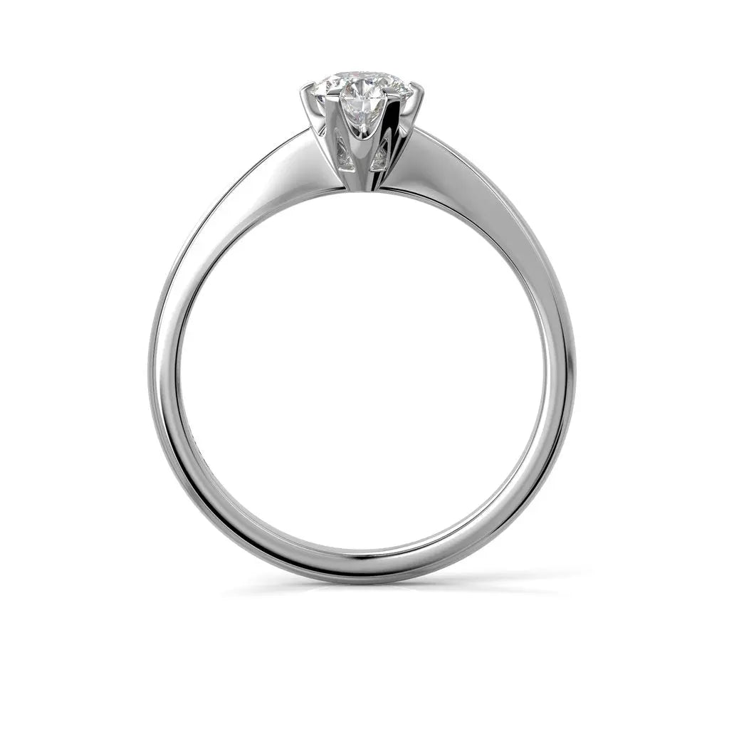 Festive Classic Timanttisormus 0,40 ct Valkokulta