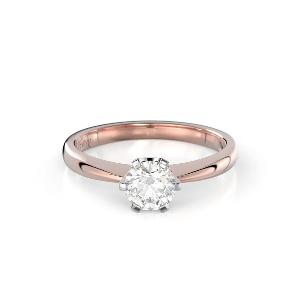 Festive Classic Timanttisormus 0,50 ct Punakulta