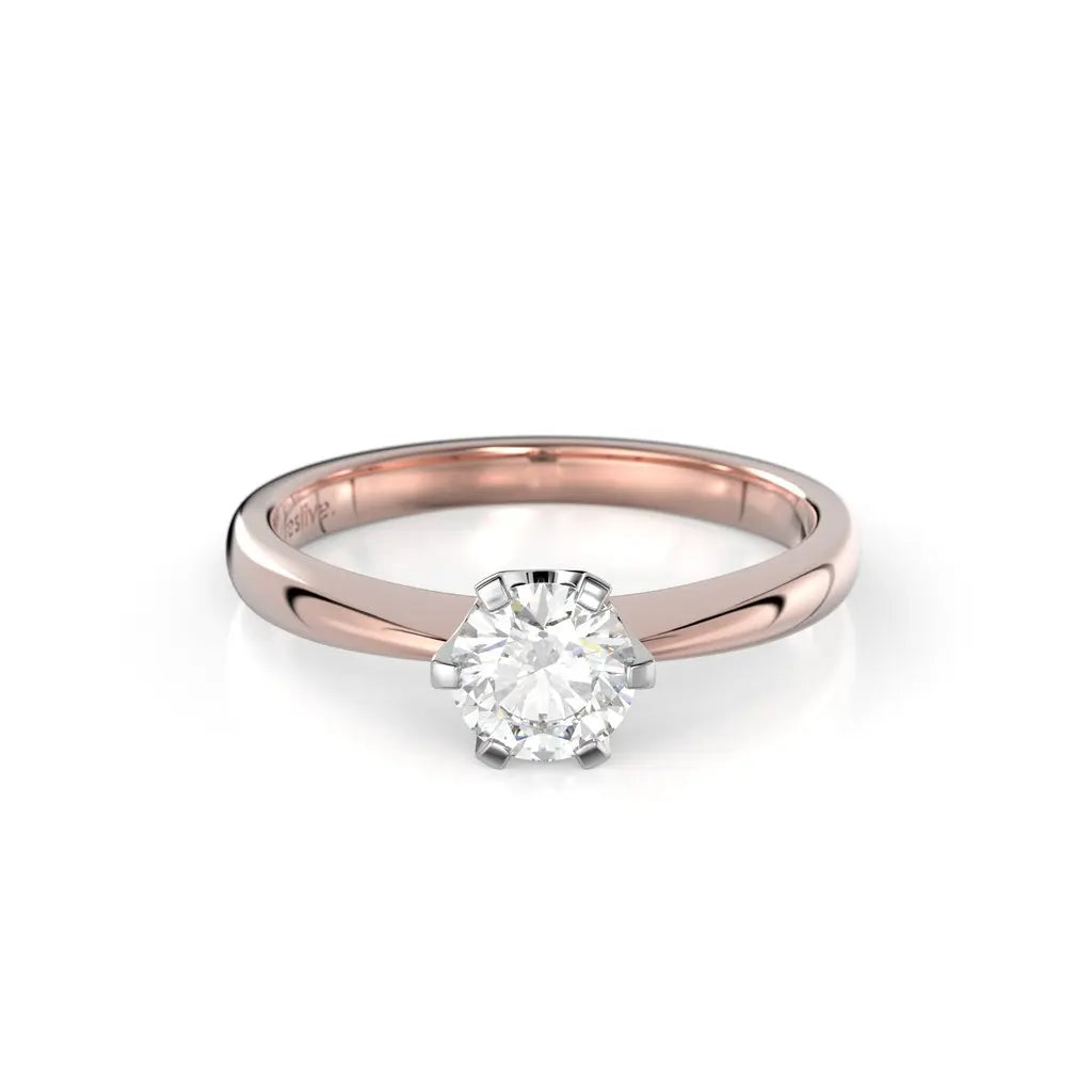 Festive Classic Timanttisormus 0,50 ct Punakulta