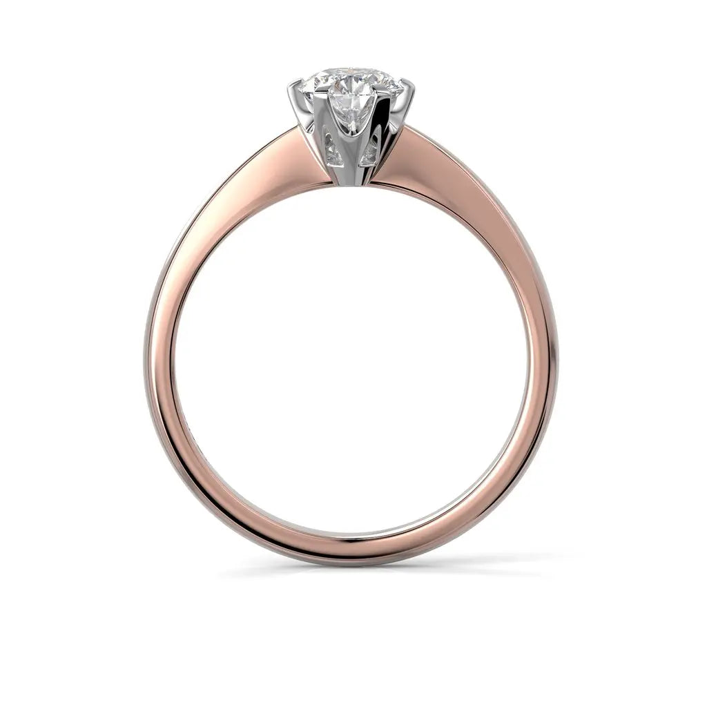 Festive Classic Timanttisormus 0,50 ct Punakulta