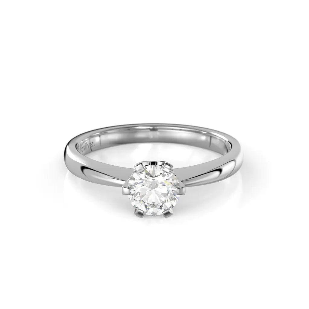 Festive Classic Timanttisormus 0,50 ct Valkokulta