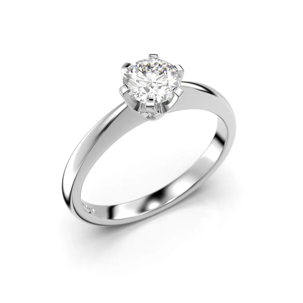Festive Classic Timanttisormus 0,50 ct Valkokulta