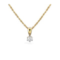 Festive Timanttiriipus Classic 0,10 ct Keltakulta 14K