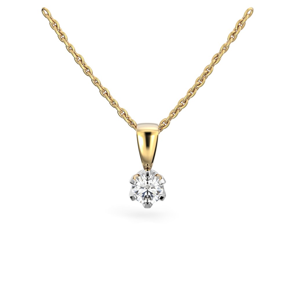 Festive Timanttiriipus Classic 0,20 ct Keltakulta 14K