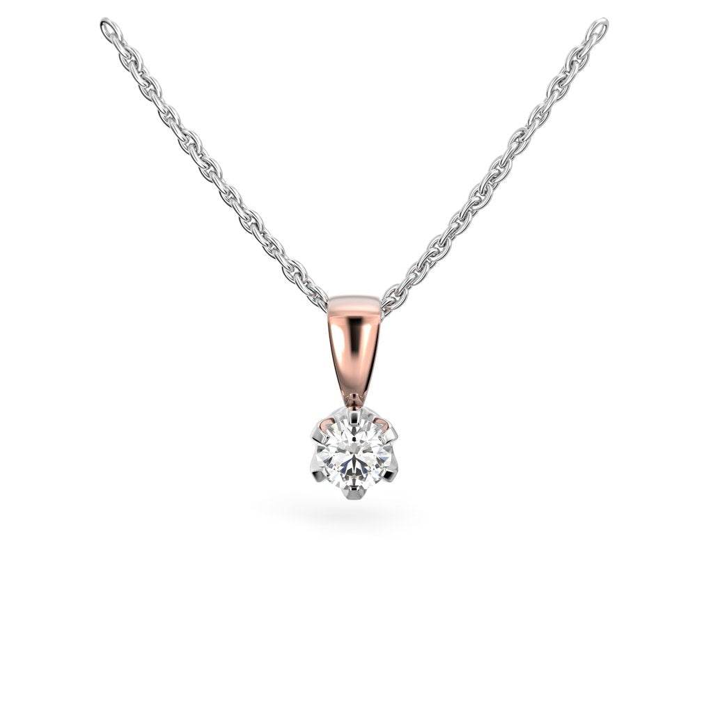 Festive Timanttiriipus Classic 0,20 ct Punakulta 14K