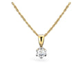 Festive Timanttiriipus Classic 0,25 ct Keltakulta 14K
