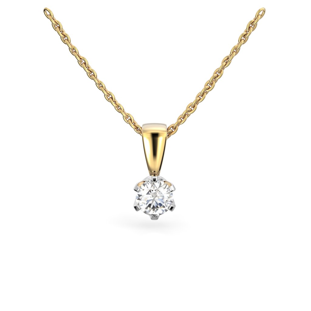 Festive Timanttiriipus Classic 0,30 ct Keltakulta 14K