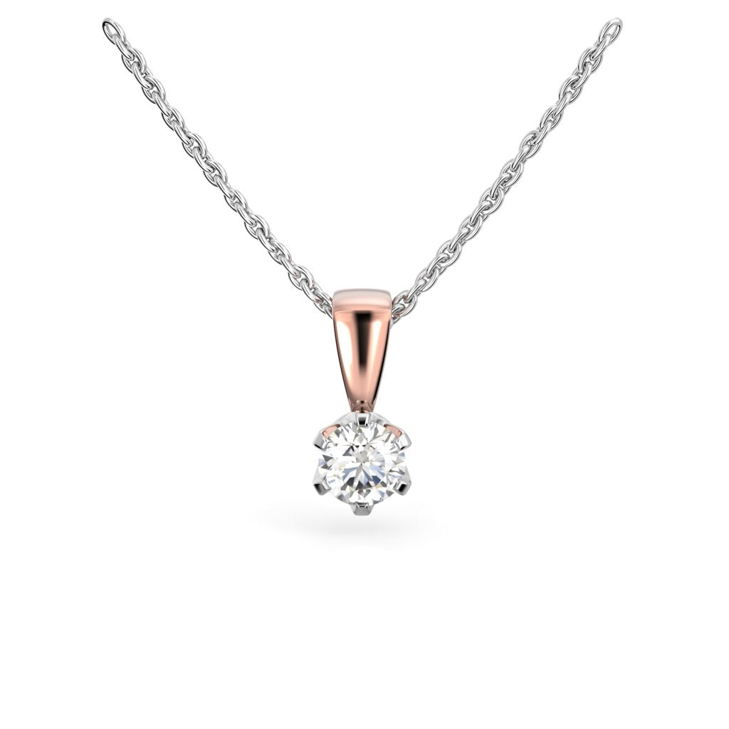 Festive Timanttiriipus Classic 0,30 ct Punakulta 14K