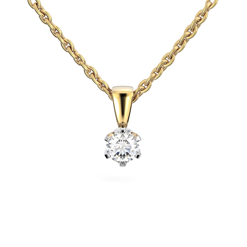 Festive Timanttiriipus Classic 0,40 ct Keltakulta 14K