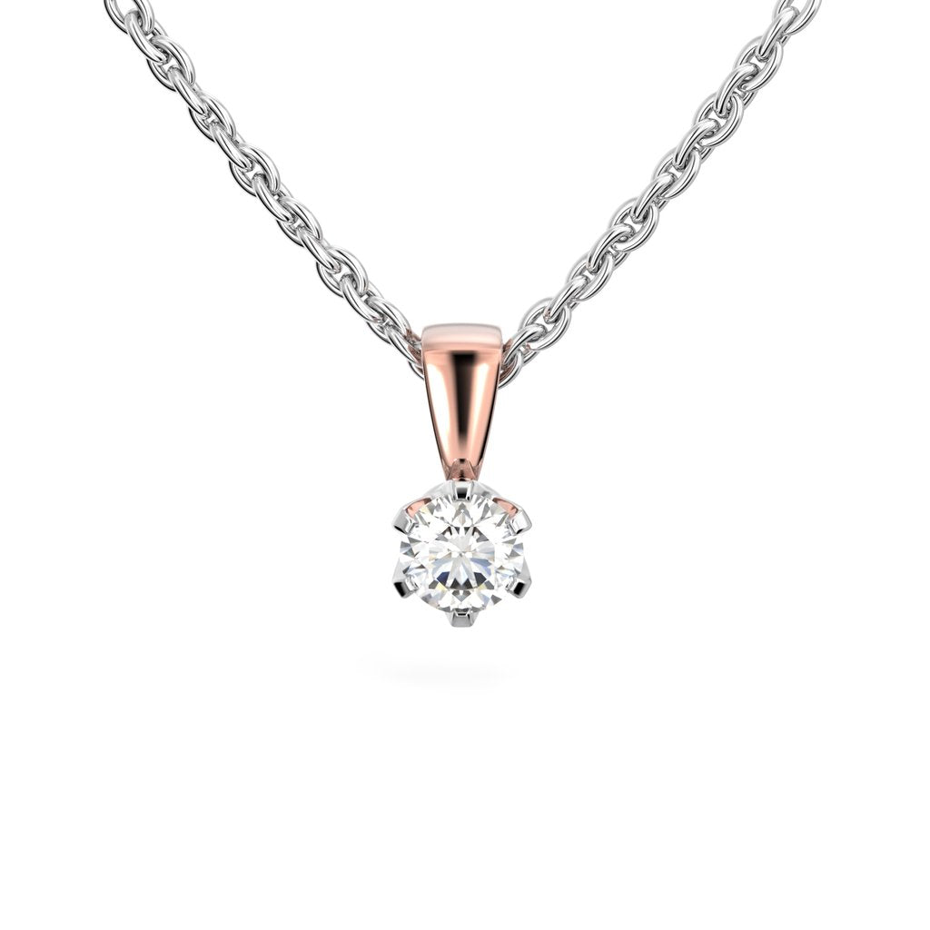 Festive Timanttiriipus Classic 0,40 ct Punakulta 14K