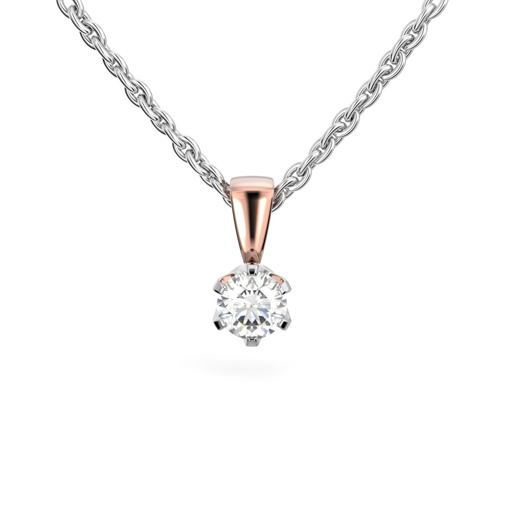 Festive Timanttiriipus Classic 0,45 ct Punakulta 14K