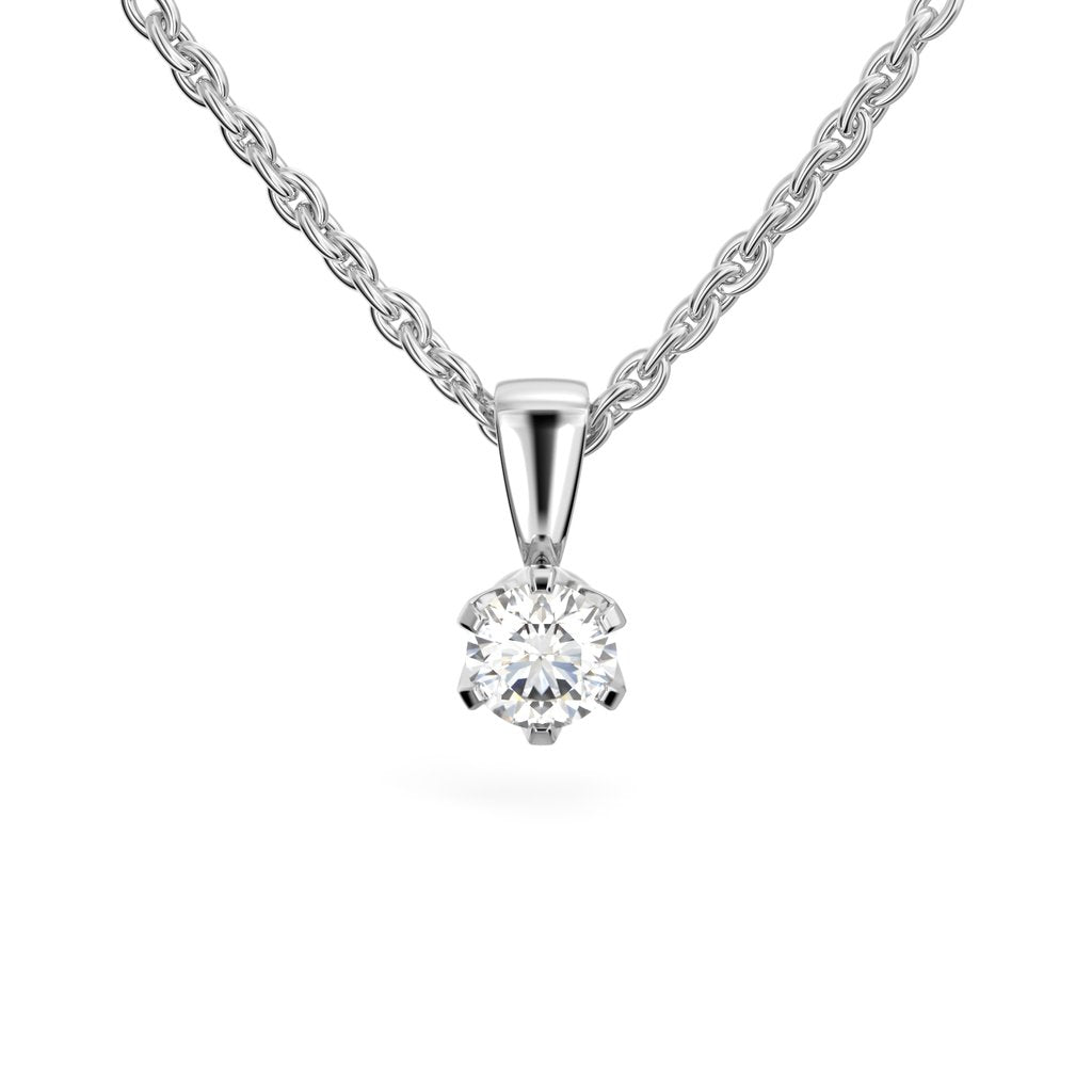 Festive Timanttiriipus Classic 0,45 ct Valkokulta 14K